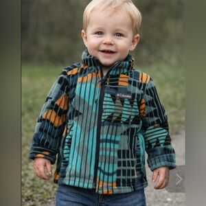 NWT Columbia Baby Multicolor Fleece Jacket